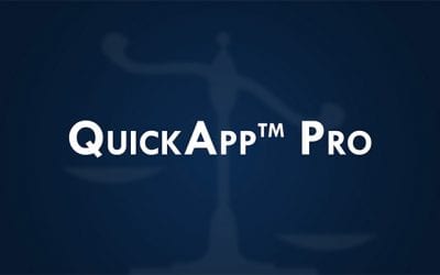 Introducing the QuickApp™ Pro for Background Checks