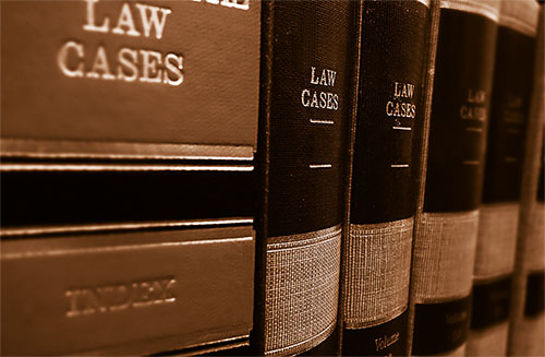 Library of law books