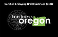 Certified Emerging Small Business - Business Oregon logo