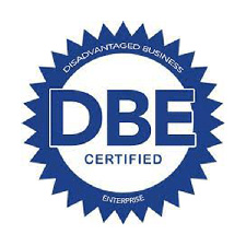 DBE Certified logo - Disadvantaged Business Enterprise Certified