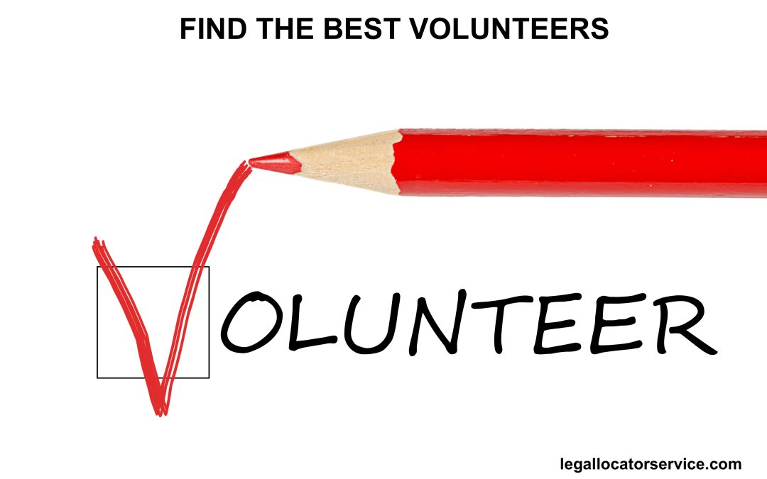 Some Tips about Finding and Hiring Volunteers!